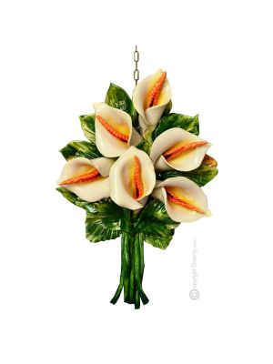 RAMO Decoración artística colgante de cerámica.