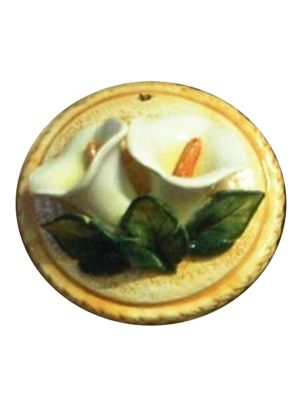 CALLA Decoración artística colgante de cerámica.