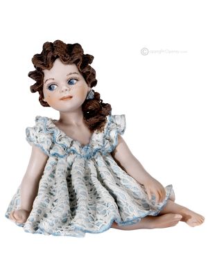 GRACE - Capodimonte, figura de porcelana romántica, una pieza única.