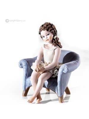 ILEANA - Estatuilla de Capodimonte, bailarina de porcelana, belleza y gracia.