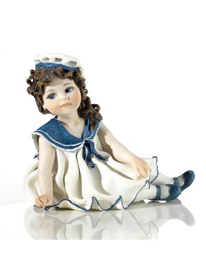 LOLLY Capodimonte, figura de porcelana artesanal, elegancia inigualable.