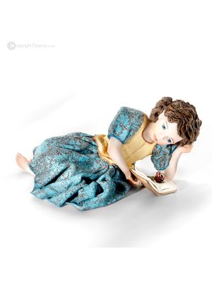 LA BELLA Y LA BESTIA Estatuilla de Capodimonte de cuento, gracia y arte en porcelana.