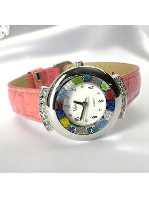 RELOJ DE PULSERA ESTRELLA con auténtico cristal de Murano hecho a mano Murrine Made in Italy