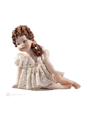 ODETTE Romántica muñeca de porcelana Capodimonte, puro y bello arte.