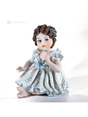 PRISCILLA - Estatuilla de Capodimonte, belleza italiana en porcelana exclusiva.