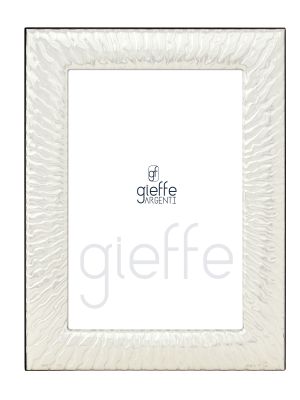 Marco de fotos plateado hecho a mano VERONA Hecho en Italia 