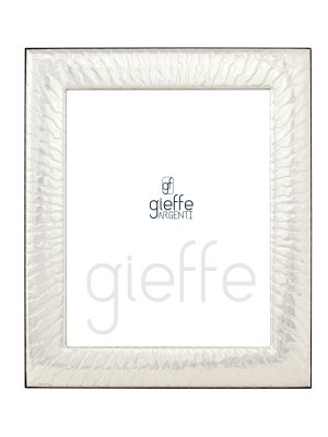 Marco de fotos plateado - Decoración del hogar - Patrón fino de rayos de sol