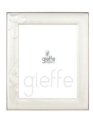 Marco de fotos PARMA Marco de fotos plateado Hecho a mano Hecho en Italia Foto aprox. 20x25cm