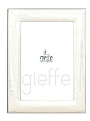 Marco de fotos plateado hecho a mano RIMINI Hecho en Italia 