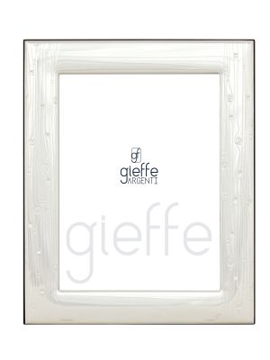 Marco de fotos plateado - Decoración de acento - Diseño inspirado en la madera