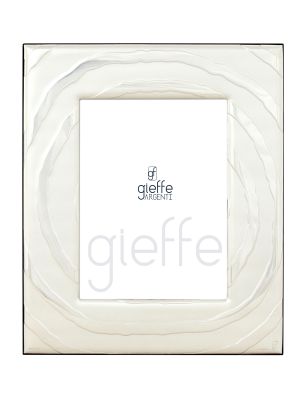 SANREMO Marco de fotos Marco de fotos plateado Hecho a mano Made in Italy Foto 13x18cm