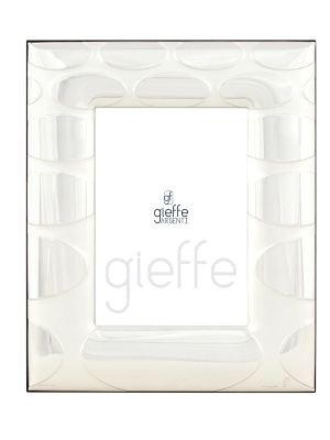 Marco de Fotos PAVIA Marco de Fotos Plata Hecho a Mano Hecho en Italia Foto 9x13cm 