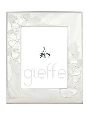 Marco de fotos SIENA Marco de fotos plateado Hecho a mano Hecho en Italia Foto aprox. 20x25cm