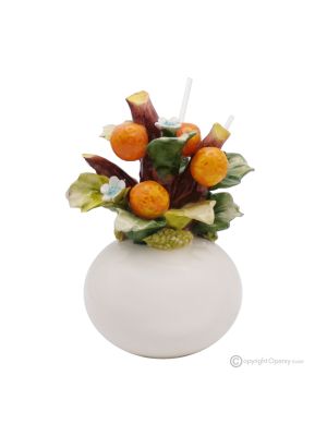 ARANCE – Ambientador, difusor de ambiente, cerámica Capodimonte, hecho a mano