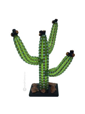 CACTUS Murrino de cristal soplado de Murano auténtica artesanía Made in Italy
