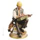 ELEKTRIKER Figura de porcelana Capodimonte hecha a mano Made in Italy