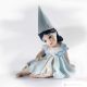 HADA AZUL, porcelana Capodimonte, muñeca hada romántica, arte de alta calidad.