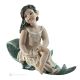 Estatuilla SILENE Capodimonte, porcelana artística italiana, belleza atemporal.